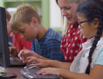 Students with Teacher studying